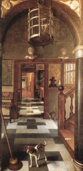 塞繆爾 凡 霍赫斯特拉滕 View of a Corridor 塞繆爾 凡 霍赫斯特拉滕 View of a Corridor